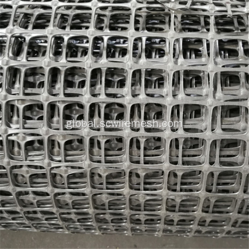 Biaxial Plastic Geogrid Two-way Biaxial Stretch Plastic Polypropylene Geogrid Factory
